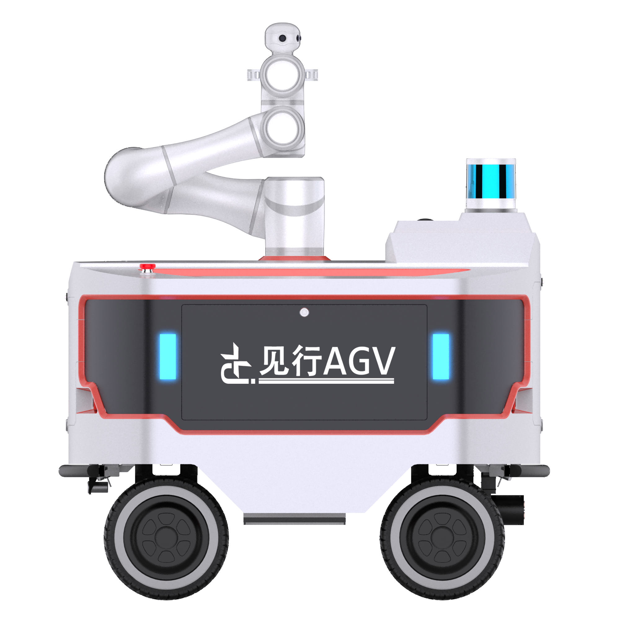 緊急停車AGV：多區(qū)域急停按鈕，響應(yīng)時(shí)間＜1秒
